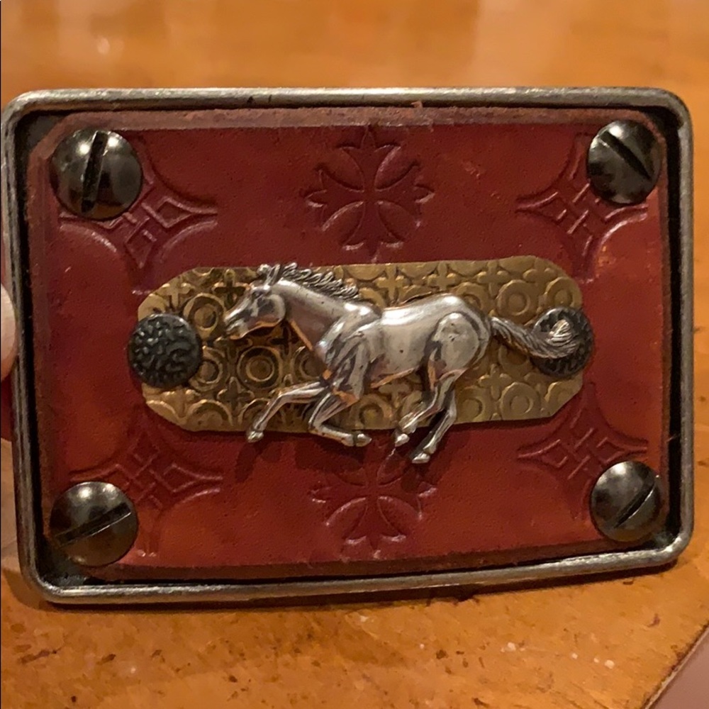 Horse pendant Belt Buckle